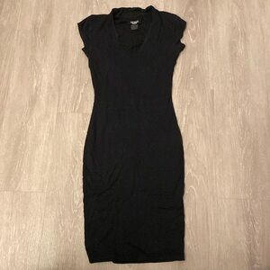 Joe & Elle black t shirt dress bodycon mini